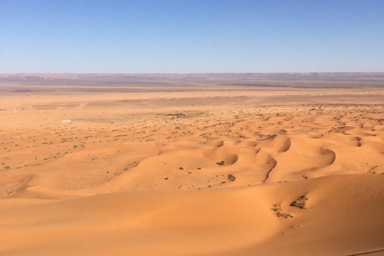 visuel du fonctionnement du bivouac de merzouga